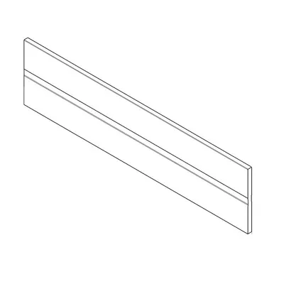Listwa poprzeczna do przycięcia ORGA-LINE do Tandembox Antaro - szary / dł. 47,7 cm
