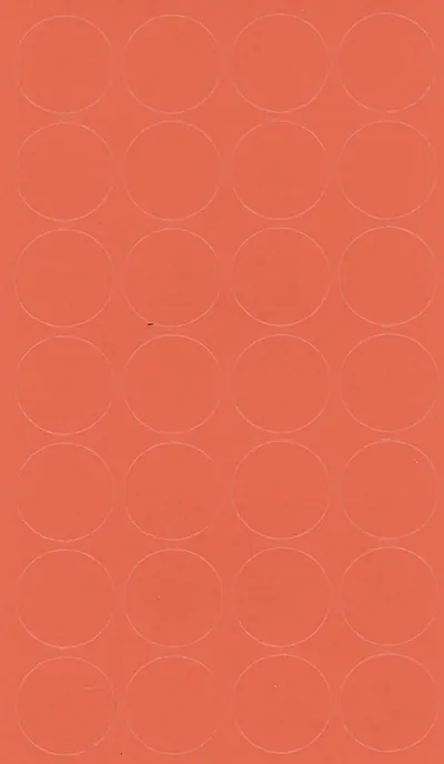 (W)Zaślepka Samoprzylepna 091 14mm Global Orange