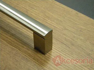 Uchwyt UA55 rozstaw 128 mm nikiel szczotkowany