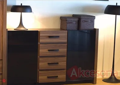 Aranżacja Uchwyt Aluminiowy UA59  Biały Mat Rozstaw 128mm