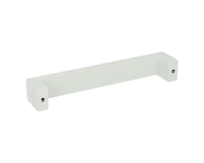 Uchwyt aluminiowy UA59 - biały połysk / rozstaw 128 mm