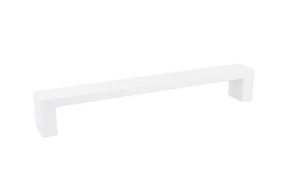 Uchwyt aluminiowy UA59 - biały połysk / rozstaw 160 mm