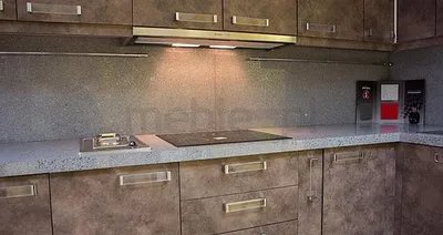 Uchwyt szklany GLASS 0092 - transparentny / rozstaw 160 mm