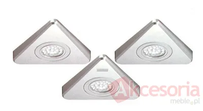 Zestaw 3 Opraw Podszafkowych LED 24V 3003 Biały Ciepły
