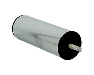 (W)Nóżka Okrągła NS51 Bez Regulacji Wys. 15cm CHROM POLYSK
