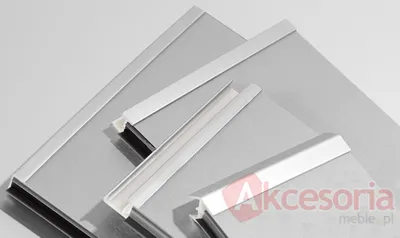 Łącznik 90° do Cokołu wys.15cm ALUminium SzczotkowanSTARY MODEL