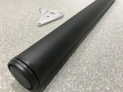 Noga z regulacją DN-710 - czarny mat / fi 60 mm / wys. 71 cm