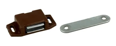 Zamek magnetyczny metal/tworzywo brąz