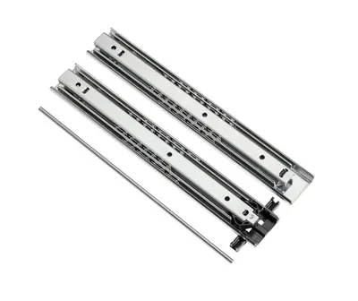 Prowadnice DZ5343+DZ5344 z blokadą / dł. 60 cm / 85 kg / wysuw 100%