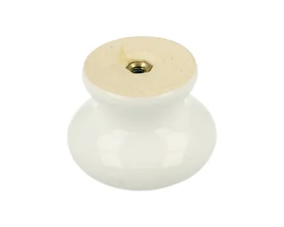 Gałka SP7 - biała porcelana / fi 39 mm