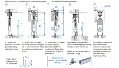 Zestaw HERKULES HS60 do 1 drzwi przejściowych / dł. 300 cm / 60 kg