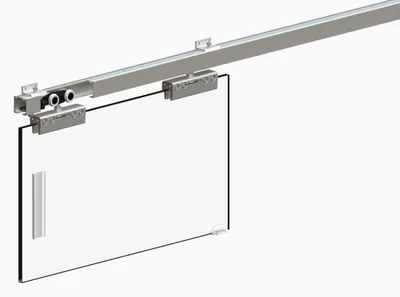Zestaw HERKULES GLASS HG20 do 1 drzwi szklanych / dł. 200 cm / 100 kg