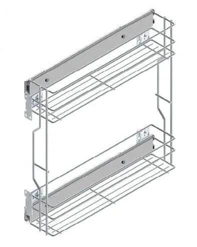 VARIANT PLUS Cargo mini boczne 20 metal lakier srebrny