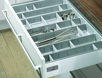 Wkład Na Sztućce OrgaTray 560 Do InnoTech 90/47 cm Srebrny