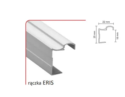Zestaw do 4 drzwi przesuwnych ERIS 18 - srebrny / wys. 270 cm / szer. 300 cm