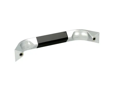 Uchwyt UA85 128 mm czarny połysk, chrom satynowy