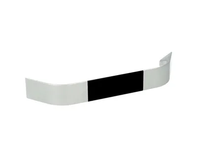 Uchwyt UA85 128 mm czarny połysk, chrom satynowy