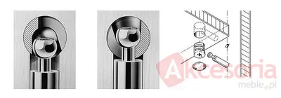 Złączka MINIFIX 15 bez kołnierza / płyta od 16 mm
