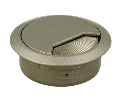 Przepust Kablowy Tworzywo Kolor INOX fi60mm Zaślepka Ze Sprężyną