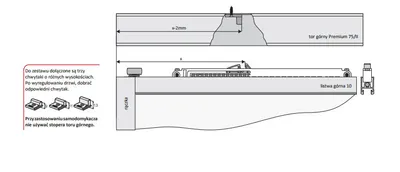 Samodomykacz MPX-40 Aluprofil do drzwi przesuwnych / 2 szt.
