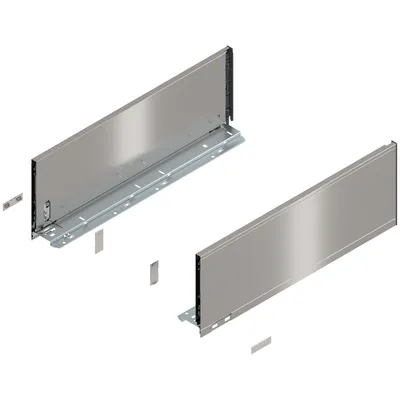 Boki LEGRABOX Pure / wys. C=177 mm / dł. 50 cm / inox