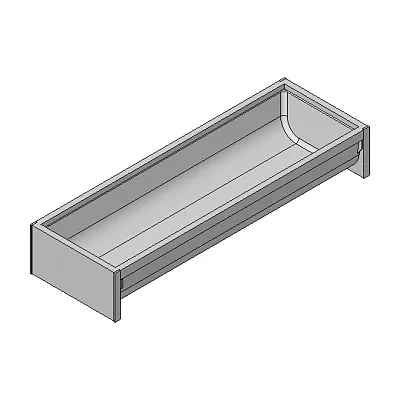 Wkład na sztućce AMBIA-LINE do Legrabox i Merivobox - biały/antracyt / 30x55 cm