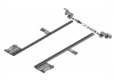 Stabilizacja boczna MOVENTO do prowadnic o dł. do 40 cm