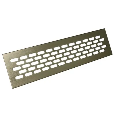 Kratka wentylacyjna 60 L-245mm aluminium INOX