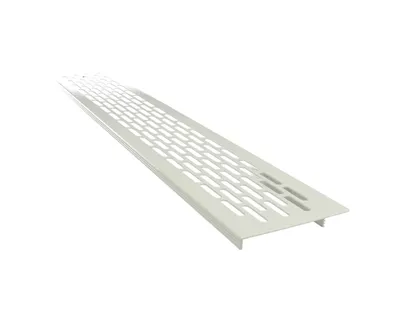 Kratka wentylacyjna 80 N aluminium lakier biały