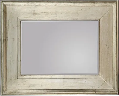 Lustro wiszące 1-2231 80x100 - przecierany srebrny