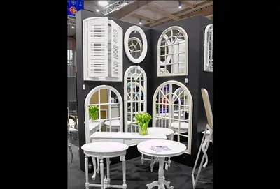 Lustro 201-027B 60x180 - przecierany biały