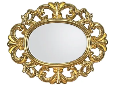 Lustro PU249 66x80 - złoty