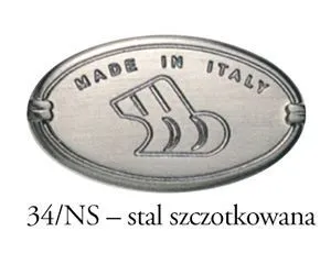 Gałka FAUSTO 24220 - stal szczotkowana / fi 30 mm