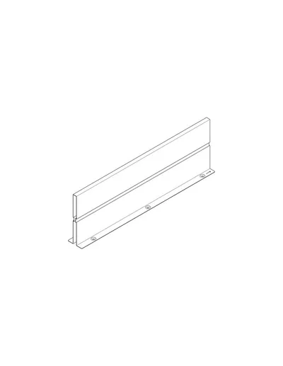 Ścianka działowa ORGA-LINE do Tandembox Antaro - szary / dł. 45 cm