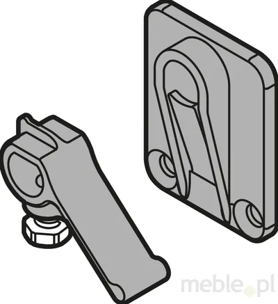 CABLOXX Reling Synchronizacji Z80V1163W Do przycięcia Blum
