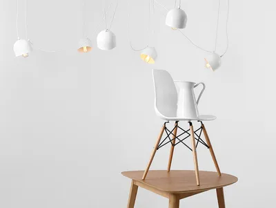 Lampa wisząca POPO 6 - biały