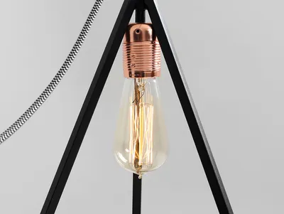 Lampa stołowa TRIMETRIC TABLE - czarny
