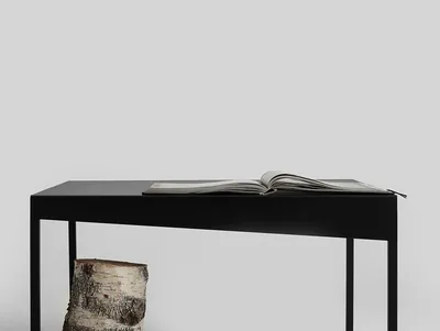Stolik OBROOS COFFEE METAL 80x80 - czarny