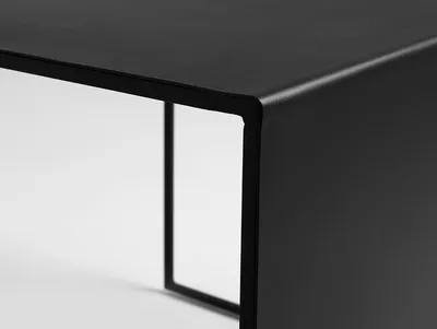 Stolik 2 WALL METAL 50 - czarny