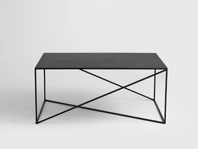 Stolik MEMO METAL 100x60 - czarny