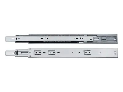 Prowadnice kulkowe Marcopol push-open / dł. 45 cm / wys. 45 mm / 45 kg / wysuw 100%