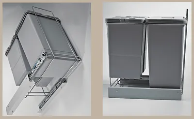 Sortownik na śmieci podwójny ECOFIL PF01 34A1 / 1x8 l + 1x18 l