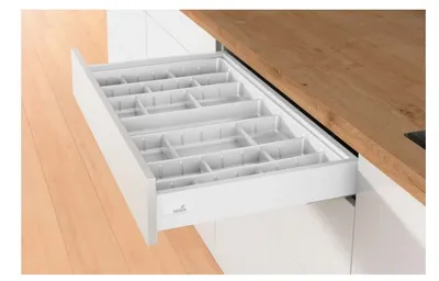 Wkład na sztućce ORGATRAY 590 - biały / 807x462 mm
