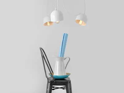 Lampa wisząca POPO 4 - biały