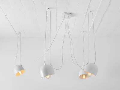 Lampa wisząca POPO 4 - biały