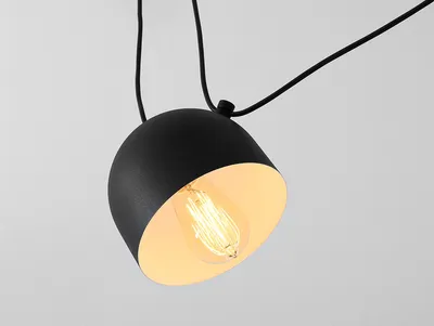 Lampa wisząca POPO 4 - czarny