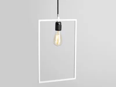 Lampa wisząca PAROT - biały