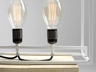 Lampa stołowa METRIC TABLE - biały