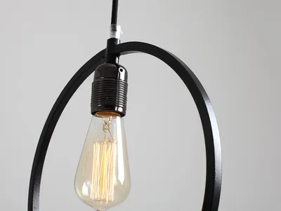 Lampa wisząca VETO - czarny