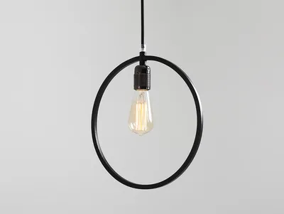 Lampa wisząca VETO - czarny